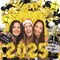 New Years Eve Party Supplies 2025 Happy New Year Decorations 2025 Balloons Party Set, 2025 New Years Decorations with Happy New Year Foil Banner, Latex Balloons, Curtains Backdrop for NYE Decorations